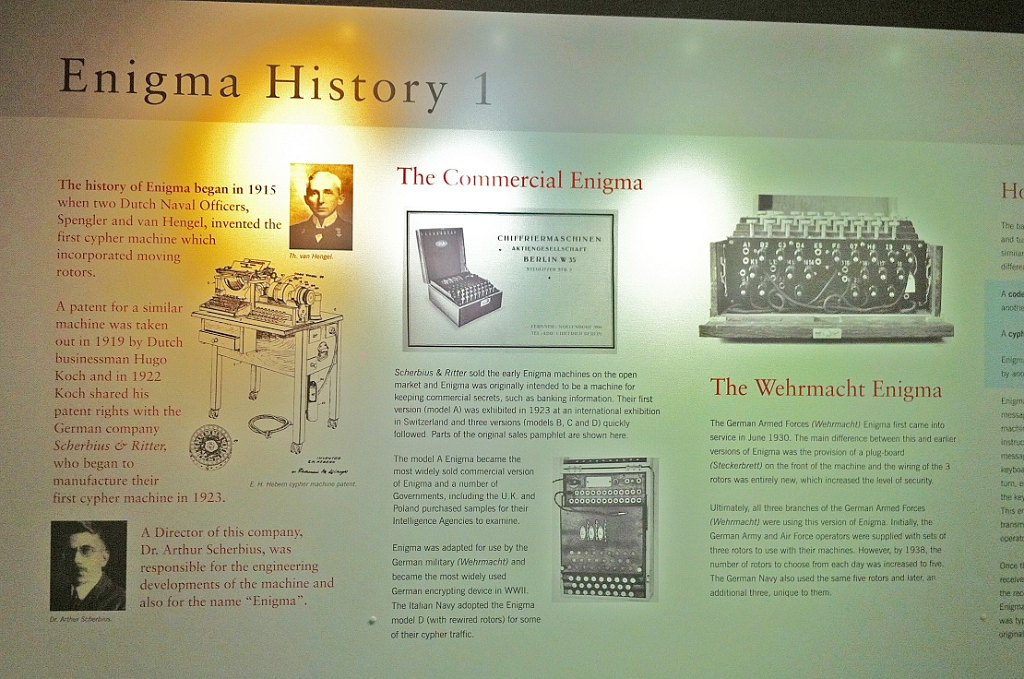 BletchleyPark_TNMOC 040.jpg - The Enigma was a commercial machine for encoding business information. So it was widely available during the 1930's.